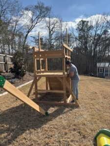 Swing Set Assembly in Jefferson