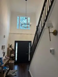 High Ceiling Light Fixture Installation in Jefferson