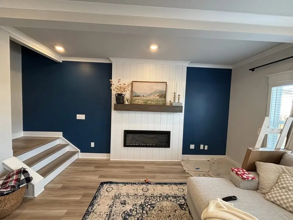 Accent Wall Painting Project in Hoschton, GA