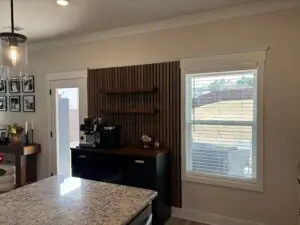 Coffee Bar Carpentry Project in Hoschton