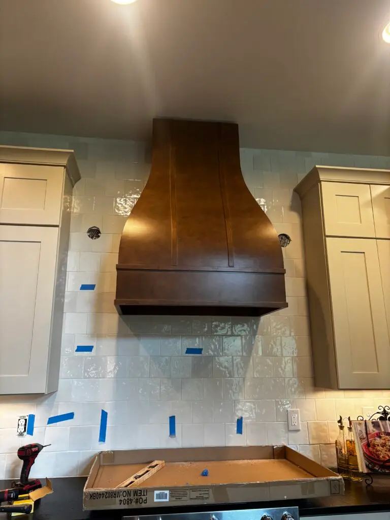 Range Hood and Floating Shelves Installation in Jefferson — installation services