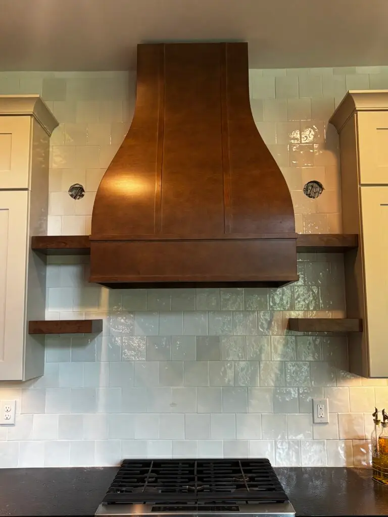 Range Hood and Floating Shelves Installation in Jefferson — jackson county